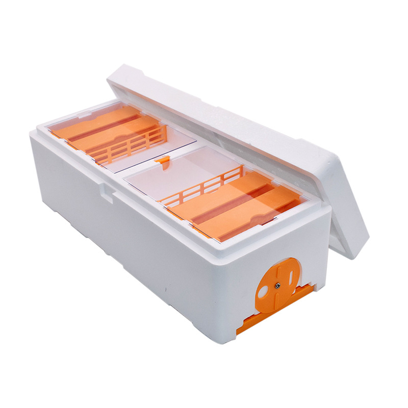 High Strength EPS Double Nuc Boxes Polystyrene Two Bee Queen Rearing Mating Nucs