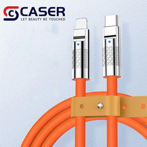 Usine En Gros 30W Charge Super Rapide Bonne Qualité Extra Long Durable Type-C Câble De Données Couleur Unie pour <span class=keywords><strong>iPhone</strong></span> 13 14 Silicone - Product Image 2