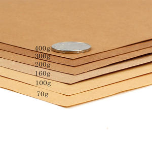 Precio especial de fábrica al por mayor 150gsm 160gsm 190gsm 200gsm papel artesanal marrón reciclado pulpa de madera pura A3 A4 4K papel <span class=keywords><strong>Kraft</strong></span> - Product Image 1