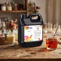 Colorant liquide pour bougies DIY 1 kg, naturel, sûr, haute concentration, pour couleurs de bougies personnalisées, facile à utiliser, fabrication de bougies à la cire de soja
