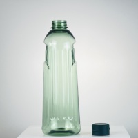 Vente Directe Xuanlong – Bouteille Plate en PET de Qualité Alimentaire 500ml (16oz) avec Bouchon à Rabat et Impression Sérigraphique PE Couleur Personnalisée