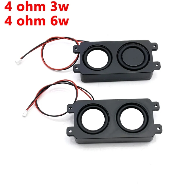 Audio Portable Speakers LED TV Speaker 4 ohm 3w 4 ohm 6w Double Diaphragm Bass Computer Speaker DIY For Home Theater