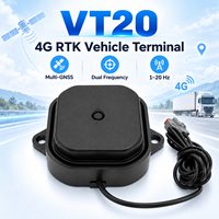 Perangkat Pelacak GPS Kendaraan VT20 Daya Rendah 9-24V 4G LTE Cat1 RTK Penerima GNSS Tingkat Sentimeter
