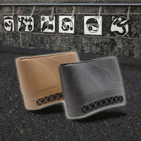 Coussin de recul en métal de sécurité de chasse coussin antidérapant pour Kit d'entraînement au tir au pistolet avec 7 fentes pour siège arrière