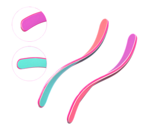 Forme ronde écologique en douceur 4 étapes <span class=keywords><strong>manucure</strong></span> Nail Art beauté vernis tampons bloc - Product Image 4