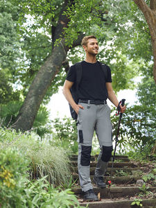 Pantaloni da Lavoro Outdoor ad Alta Elasticità in Nylon Resistente all'Usura, Alta Visibilità, <span class=keywords><strong>con</strong></span> Ginocchiere in Cordura, Cerniere YKK, Antistatici, Certificati CE, Protezione UV - Product Image 6