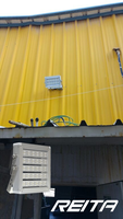 Reflector LED 90-295VAC IP66 para Exteriores, Impermeable, con Certificación ETL, Carcasa de Aluminio, para Estadios Deportivos y Jardines, 100-2000W, Alta Luminosidad