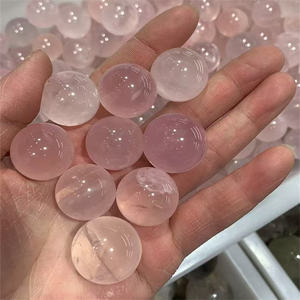 Vendita calda 20mm a buon mercato, sfera di cristallo di quarzo rosa rosa <span class=keywords><strong>Starlight</strong></span>, sfera per regalo - Product Image 5