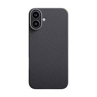 Pour Laudtec Sjk875 Étui de téléphone portable en fibre d'aramide et carbone, coque simple et professionnelle, fine et légère pour 16 13 Plus Pro Max