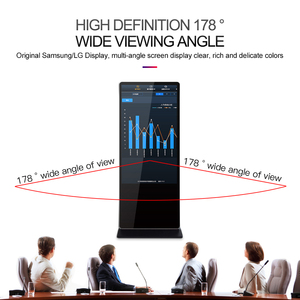 Indoor Vertical Totem <strong>Advertising</strong> <strong>LCD</strong> <strong>Display</strong> Video Player <strong>Floor</strong> <strong>Standing</strong> Commercial Digital Signage For Elevator Education Use - Product Image 5