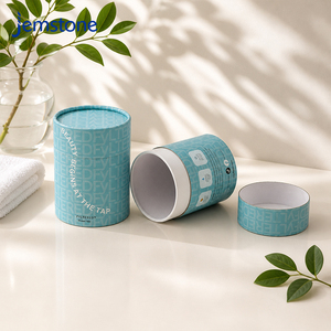 Custom Logo Eco Friendly Kraft Cylinder Tube Packaging <b>Box</b> Empty Vanishing Craft <b>Round</b> Cardboard Shower Filter Paper Tube Can - Product Image 2