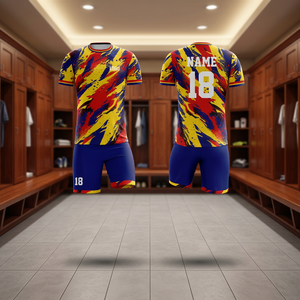Ensemble de maillots de football respirants pour enfants de qualité supérieure, 100% polyester - Product Image 3