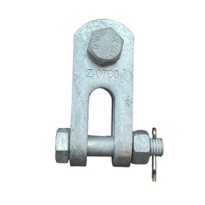 Weatherproof Z Series Right Angle Clevis Multi Spec Carbon Steel Power Fitting For Overhead Transmission Engineering - Product Image 3