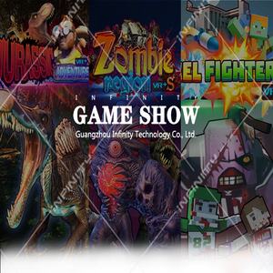 <span class=keywords><strong>Station</strong></span> de jeu de l'espace vr 9d, dispositif d'attraction d'attractions, jeux d'arcade vr, jeu de tir pour multijoueurs - Product Image 4