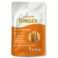 Extrait de Ginseng Panax Premium en Bandes Dissolvables – Concentration Mentale – Formule Personnalisée – Complément Oral sous Forme de Film Mince – Pour Adultes – Sans Gluten – Végétalien