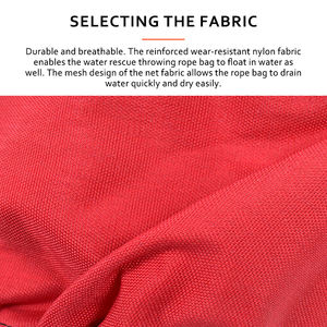 Fibbia a sgancio rapido in vita borsa riflettente per la corda <span class=keywords><strong>di</strong></span> <span class=keywords><strong>salvataggio</strong></span> dell'acqua galleggiante con fune salvavita prodotto per la sicurezza dell'acqua - Product Image 6
