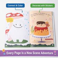 Lot en gros de plus de 50 autocollants de personnages Monster World, collection sur le thème de la jungle, fournitures éducatives fantaisistes, OEM