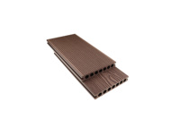 Terrasse WPC de haute qualité avec conception moderne de grain de bois gaufré 3D Plancher de terrasse et de piscine extérieurs imperméables