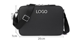Haute qualité Nylon élégant hommes mode <span class=keywords><strong>marque</strong></span> Logo nouveau Design décontracté bandoulière sac à bandoulière hommes - Product Image 5