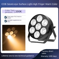 Lampu LED COB 7 mata untuk pernikahan, kinerja Bar KTV 350W lampu UV tambahan kontrol DMX512 peningkatan pencahayaan aluminium