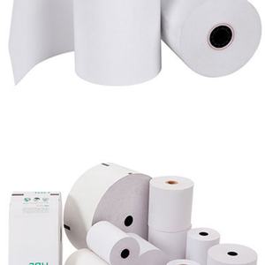 Rouleaux thermiques en pâte de bois 100% Unifon Grade 100% pour reçus de loterie, 76x76, 57x40, 57x60, 79x70, 79x80, 80x70, 80x80 mm, papier de caisse enregistreuse personnalisé - Product Image 2