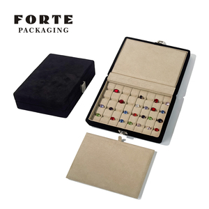 Boîte de rangement FORTE GEM multicolore avec logo personnalisé pour bijoux et pierres précieuses - Product Image 6