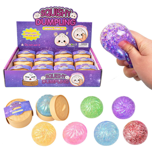Balle sensorielle scintillante avec compartiment secret, colorée, anti-stress, pour les cadeaux de fête d'enfants, les récompenses en classe et les sacs cadeaux - Product Image 3