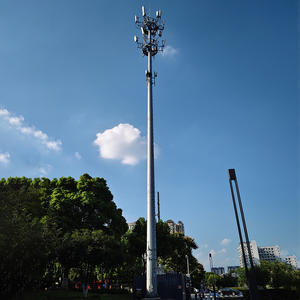 Werks anpassung 20m-30m Polygon förmige Kommunikation Stahlmast Turm telekommunikations mast - Product Image 5