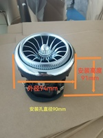 W447V250VITO V-CLASS Luxe Haute Qualité Sortie d'air Turbine en Cristal EQS Logo Multicolore Personnalisable Accessoires Intérieurs Améliorés
