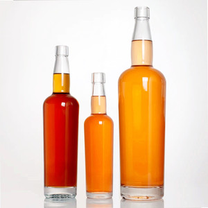 Botellas de Vidrio Cuadradas y Redondas de 500 ml para Bourbon, Whisky, Ginebra, <span class=keywords><strong>Vodka</strong></span>, Licores y Bebidas Alcohólicas - Product Image 5