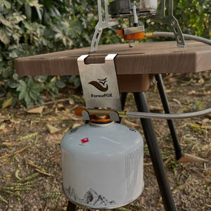 ForvarFOX – crochet pour bouteille de gaz, en acier inoxydable, clip portable pour cartouche de butane, accessoire de table pour réchaud de camping - Product Image 5