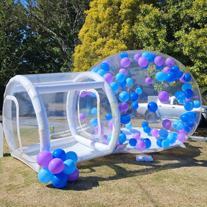 Domo Iglú de PVC, <span class=keywords><strong>Hotel</strong></span> Globo Transparente, Túnel Individual para Exteriores, Carpa Inflable Transparente para Campamento, Casa Burbuja para Fiestas - Product Image 5