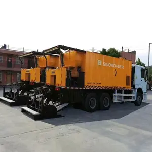 Equipamento de revestimento de estrada, alta eficiência de construção, equipamento inteligente, micro superfície de asfalto, vedador de vedação