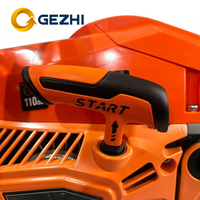 Tronçonneuse à essence GEZHI CS451N 45cc OEM 1800W avec guide-chaîne de 18 pouces pour la coupe du bois