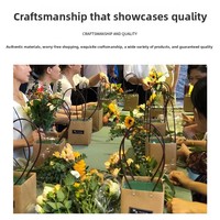 Boîte cadeau en papier kraft personnalisée pour bouquet de fleurs, emballage en carton écologique, fait main, magnétique