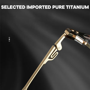 Montures de lunettes légères Saint Van Gogh à prix d'usine, demi-montures élégantes pour les occasions professionnelles - Product Image 4