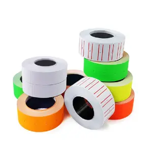 10 Roll Per Lot Prijs Label Label Voor MX-5500 / 6600 Prijs Gun Label Sticker, wit En Kleur Retail Winkel Prijs Gun Label