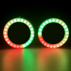 Anillos de Halo LED para Faros Delanteros de Coche, Control por Bluetooth, BMW E90, RGB, Efecto de Persecución, Ojos de Ángel, 50mm 60mm 90mm - Product Image 3