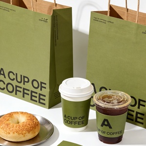 Gobelets en papier personnalisés avec impression offset, 8oz et 12oz, à double paroi isolée, pour café expresso, boissons chaudes, emballage en gros pour cafés - Product Image 6