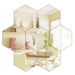 High End Custom Shape <b>Small</b> Art <b>Mirror</b> Tiles for Wall Decoration - Product Image 1