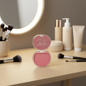 Palette de fard à joues crème Saniye 3g, fini mat, haute pigmentation, maquillage pour le visage, taille standard, modèle Ea010, teinte de peau 1 # - Product Image 2