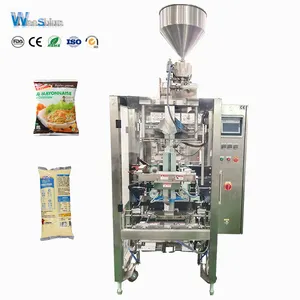 Multifunction Vertical Shampoo Cooking Oil Tomato Cheese Paste Sachet Filling and Sealing Packing Machine with Weigher