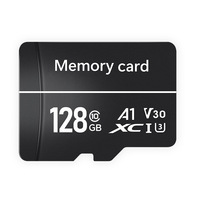 Kartu Memori Custom 16GB 8GB 256GB 32GB 128GB 64GB Plastik Kecepatan Tinggi Hitam TF Card