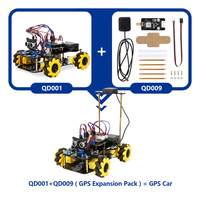 ACEBOTT es un kit de herramientas de programación práctico para jóvenes fabricantes, diseñado para el coche robot de seguimiento GPS omnidireccional ESP32 de Arduino