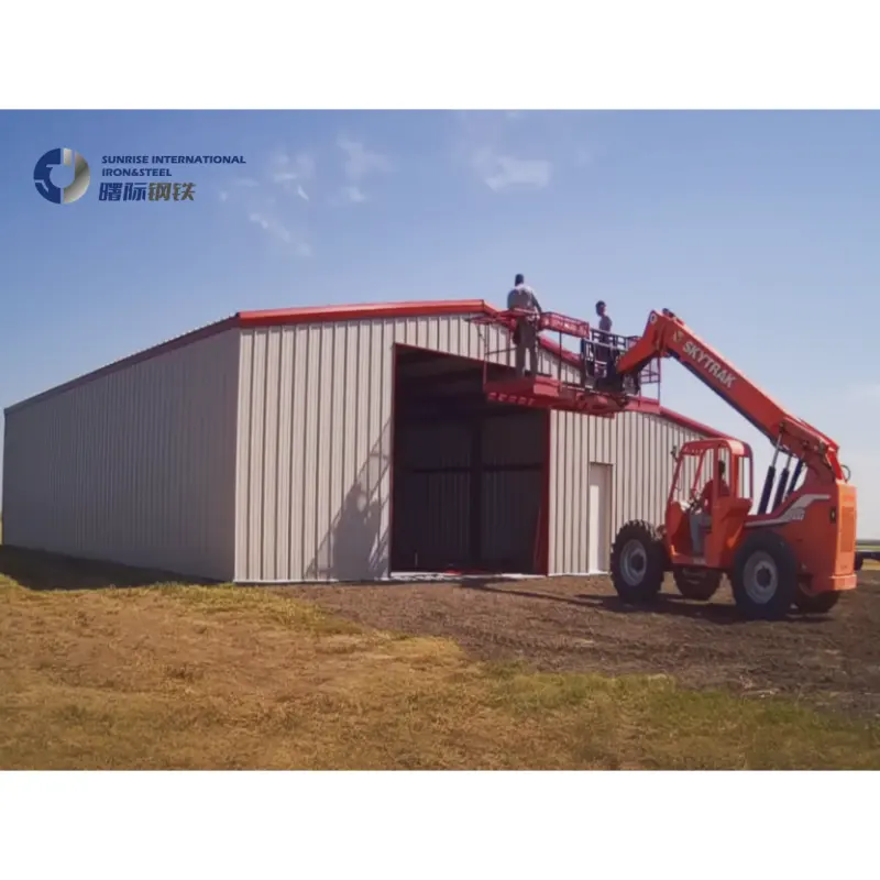 Officina/magazzino/Hangar prefabbricati a basso costo del portale d'acciaio della struttura di alta qualità capannone industriale a basso costo