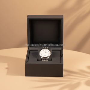 Boîte de rangement carrée de luxe en bois pour montres/bracelets avec coussin, durable, pour montres <span class=keywords><strong>Casio</strong></span>, finition noyer, emballage OEM - Product Image 2