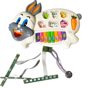 KY定制兔钢琴印刷电路板集成电路板oem cob发光二极管电子板玩具pcba制造商