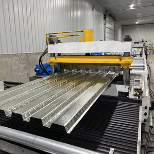 Máquina formadora de rollos de cubierta de piso de acero Máquina formadora de rollos de cubierta de piso de cubierta de <span class=keywords><strong>metal</strong></span> Fabricante - Product Image 1