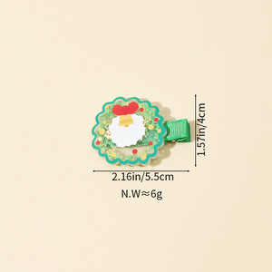 Barrettes à <span class=keywords><strong>cheveux</strong></span> de Noël style bonbon, couleur bonbon, luxe, pour enfants, princesses, épingles à <span class=keywords><strong>cheveux</strong></span> exquises et tendance pour filles - Product Image 4