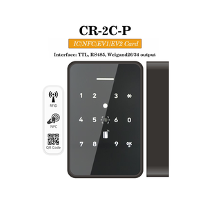 Lector de Tarjetas RFID NFC de Proximidad OSDP DF EV3 de 13.56MHz, Lector de Códigos de Barras QR con RS485, Wiegand26/34, TTL, RJ45, para Control de Acceso, 360 - Product Image 1